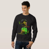 Sweatshirt Chameleon Chameleon Lizard Joke Reptiles (Devant entier)
