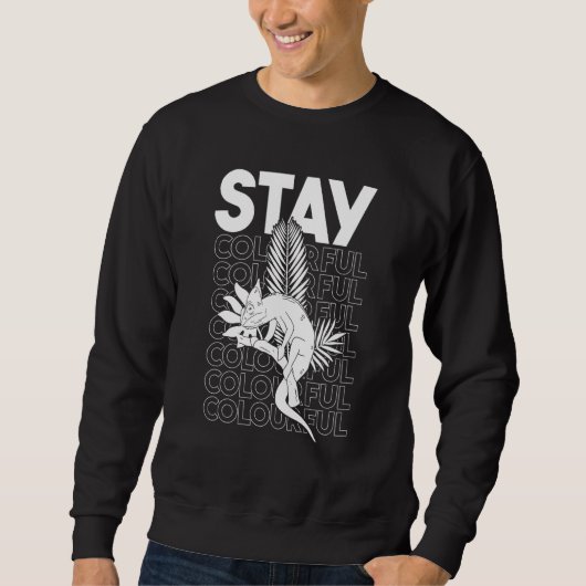 Sweatshirt Chameleon Iguana Herpetologist Lizard  Herpetology (Devant)