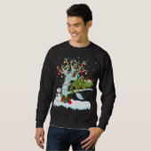 Sweatshirt Chameleon Xmas Élément Arbre Lumière Chameleon Chr (Devant entier)