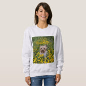 Sweatshirt champ de Yorkshire Terrier (Devant entier)