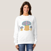 Sweatshirt Champignons Amanita Rouge Thunder_Cove (Devant entier)