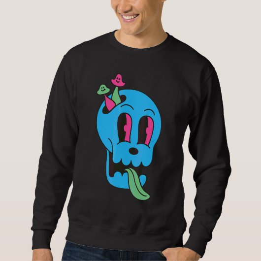 Sweatshirt Champignons colorés de l'imagination (Devant)