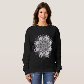 Sweatshirt Champignons Mandala (Devant entier)