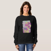 Sweatshirt Champignons Pshychedelic (Devant entier)