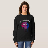 Sweatshirt Champion Biker Bisexual LGBTQ Bi Pride Biking (Devant entier)