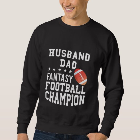 Sweatshirt Champion de football Imaginaire papa du mari (Devant)