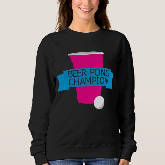 Sweatshirt champion de la bière de l'université (Devant)