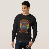 Sweatshirt Champion d'échecs 2002 Pas mon Elo C'est mon année (Devant entier)