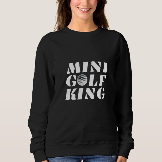 Sweatshirt Champion Minigolf King Minigolfer (Devant)