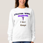 Sweatshirt Championnats du monde d'athlétisme Kenya Runner :  (Devant)