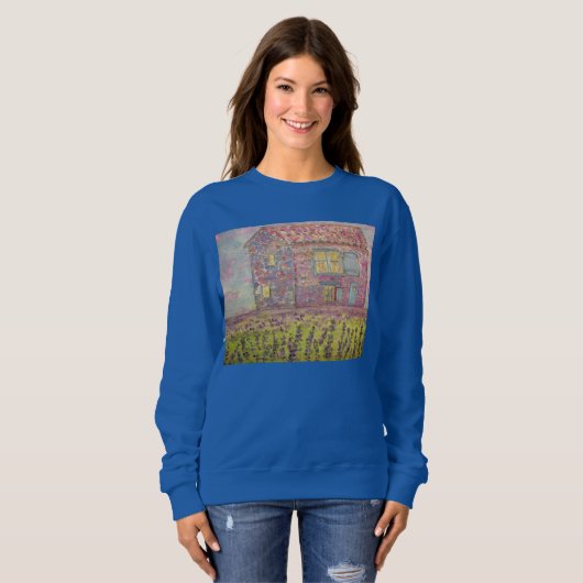 Sweatshirt Champs Provence House et Lavender (Devant entier)