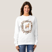 Sweatshirt Chandail de amateur de cheval (Devant entier)