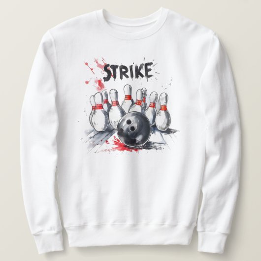 Sweatshirt Chandail de bowling (Design devant)