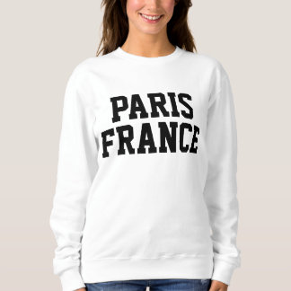 Sweatshirt Chandail de dames de Paris France