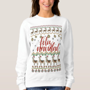 Sweatshirt Chandail de Feliz Navidad