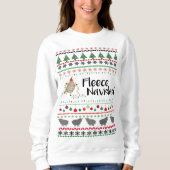 Sweatshirt Chandail de Navidad d'ouatine (Devant)
