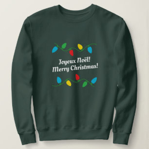 Sweatshirt Chandail de Noël français /Joyeux Noël !