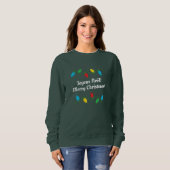Sweatshirt Chandail de Noël français /Joyeux Noël ! (Devant entier)