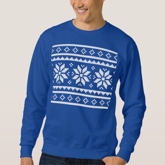 Sweatshirt Chandail de Noël moche drôle pour hommes et femmes (Devant)