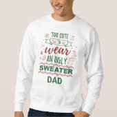 Sweatshirt Chandail de Noël sur mesure (Devant)
