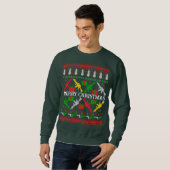 Sweatshirt Chandail de Noël tactique (Devant entier)