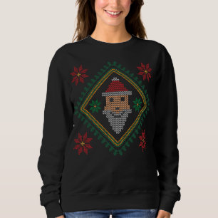 Sweatshirt Chandail de sourire de Noël de vacances du père