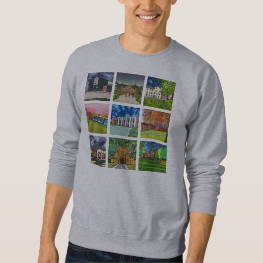Sweatshirt Chandail d'universités de Durham (colline) (Devant)