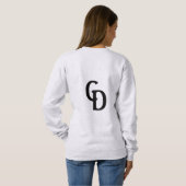 Sweatshirt chandail gris comfyrêves (Dos entier)