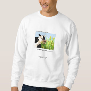 Sweatshirt Chandail hilarant "A-Grazin' Maize" de vache