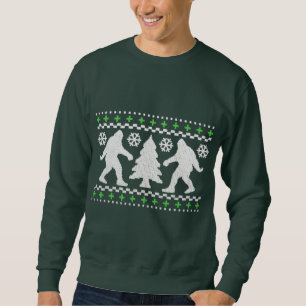 Sweatshirt Chandail laid de Noël de Bigfoot de vacances