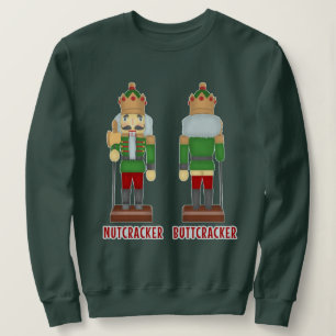 Sweatshirt Chandail laid de Noël de casse-noix d'humour drô
