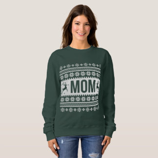 Sweatshirt Chandail laid de Noël de maman