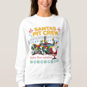 Sweatshirt Chandail laid de Noël de voiture de course