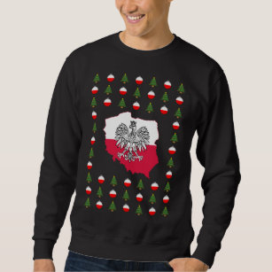 Sweatshirt Chandail laid de polonais de Noël