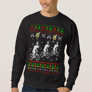 Sweatshirt Chandail laid de recyclage de Noël