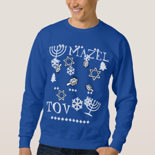 Sweatshirt Chandail Mazel Tov Ugly Haunakka (Devant)