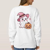 Sweatshirt Chandail mignon - Kawaii Ghost Halloween Pullo (Dos)