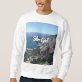 Sweatshirt Chandail mince blanc de Dieu (Devant)