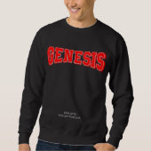 Sweatshirt Chandail noir de GENÈSE (Devant)