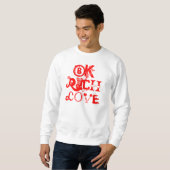 SWEATSHIRT CHANDAIL RICHE DE CIRQUE D'AMOUR DE S D'HOMMES ' (Devant entier)