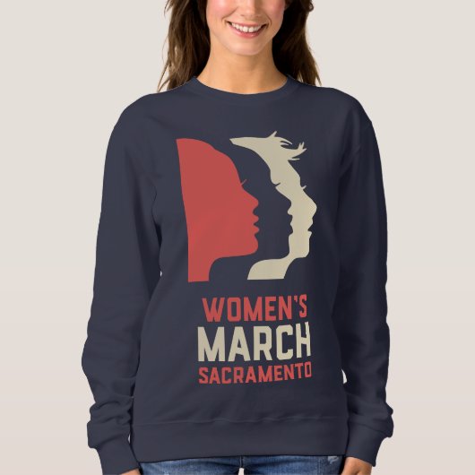 Sweatshirt Chandail unisexe de mars Crewneck des femmes (Devant)