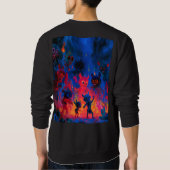 Sweatshirt Chaneques enflammés dansant (Dos)