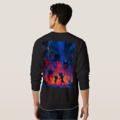 Sweatshirt Chaneques enflammés dansant (Dos entier)
