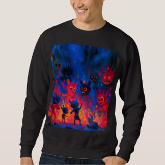 Sweatshirt Chaneques enflammés dansant