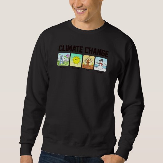 Sweatshirt Changement Climatique (Devant)