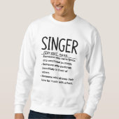 Sweatshirt Chanteur (Devant)