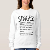 Sweatshirt Chanteur (Devant)