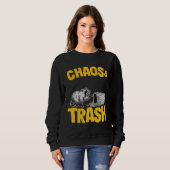 Sweatshirt Chaos & Trash Garbage Panda Raccoon (Devant entier)