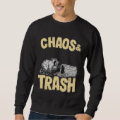 Sweatshirt Chaos & Trash Garbage Panda  Raccoon (Devant)