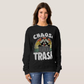 Sweatshirt Chaos & Trash Garbage Panda  Raccoon  3 (Devant entier)